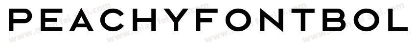 Peachyfontbold Medium字体转换